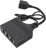 Gigabit RJ45 Ethernet Splitter, 1 to 3 Output Ports, 1000Mbps Speed, Thin and PCB Board, Compatible with Cat8 Cat7 Cat6 RJ45 Network Cables for ADSL Routers