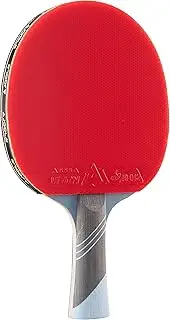 JOOLA Omega Speed - Table Tennis Racket for Advanced Training with Flared Handle - Tournament Level Ping Pong Paddle with Vizon Table Tennis Rubber- Designed for Speed