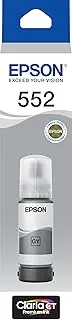 [Epson] T552 - EcoTank - Grey Ink Bottle for EcoTank ET-8500 and ET-8550, Single Pack, C13T06W592