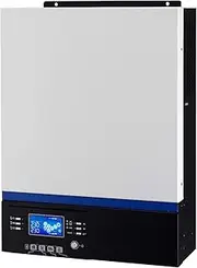 5000W 48V hybrid pure sine wave power inverter with 80A 500V DC MPPT solar controller, 60A mains battery charger, UPS, Bluetooth and remote display (supports operation without a battery)