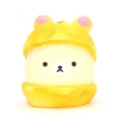 2PCS Bear Macaron Cake 9cm Slow Rising Soft Collection Gift Decor Toy