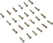 Fender Road Worn Pickguard and Control Plate Screws - Set of 24 Pieces