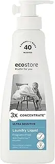 Laundry Liquid 3X Concentrate Ultra Sensitive Pump, Formulated For Sensitive Skin, Fragrance Free, Allergy and Asthma Friendly, Dermatalogically Tested and Sensitive Choice® Approved