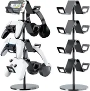 Controller Holder 4 Tier Headphone Stand Adjustable for Xbox PS5 PS4 Switch Pro