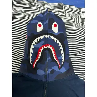 A BATHING APE BAPE初代鯊魚中古外套(日本製造)