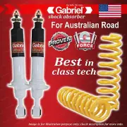 Front Ultra Spring Seat Shocks Raised 50-100KG Coils for Nissan Navara D23 NP300 (for: Nissan)