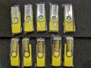 10 Yellow 16GB dual port USB and mini–USB Flash drive Jump drive Pen Drive