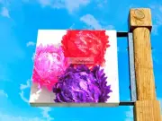 Purple 16 inch Large Feather Balls for Centerpieces 1 Piece (Atlanta, GA)