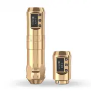 Wireless tattoo pen machine gun coreless motor,7stroke, optional digital voltage