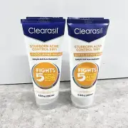 Clearasil Stubborn Acne Control 5 in 1 Exfoliating Wash 4 PACK - 6.78 fl. oz EA