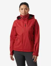 WOMENS CREW HOODED JACKET 2.0, Red | Helly Hansen AU