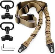 Two Point Traditional Sling Mloc Attachments Mounts, 2 Pack 1.25" QD Sling