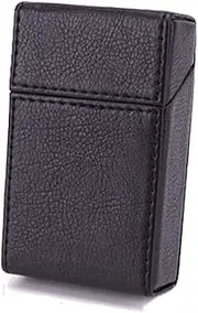[Ein Herz] Silicone Cigarette Box, Suitable for Standard Size Cigarette Box, Black Cigarette Case, Can Hold 20 Cigarettes, Black, 100 * 60 * 30mm