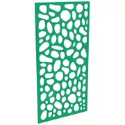 ProtectorAl 300-1200w x 1201-2400h Light Green/Gloss White Riverstone Unframed Composite Deco Panel