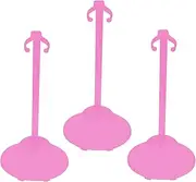 3pcs Doll Hanger Adjustable Doll Rack Holder Doll House Accessories Display White Accessories Dolls Dollhouse Mini Palm Doll Mannequin Dress Form Dress Form Rosy
