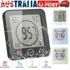 Waterproof Digital Bathroom Shower Clock Timer Alarm Temperature Humidity Meter