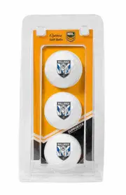 Canterbury Bulldogs NRL Golf Ball 3 Pack