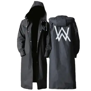 【捷華】艾倫沃克時尚雨衣 XL XXL(一件式鈕扣式雨衣 連身前開式雨衣 戶外活動 雨衣風衣)