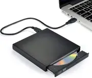 Blingco External CD DVD Drive, USB 2.0 Slim Protable External CD-RW Drive DVD-RW