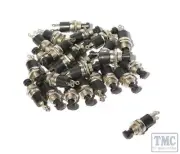 BPGM513 Gaugemaster Bulk Pack of 25 Push to Make Switches in Black