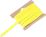 uxcell Double Fold Bias Tape for Sewing 1/3 Inch x 6 Yards Satin Pre-fold Continuous Binding Tape for Seaming Quilting Hemming Binding DIY Crafts, Yellow