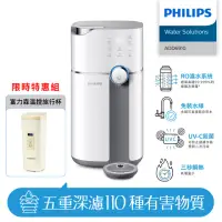 在飛比找momo購物網優惠-【Philips 飛利浦】新一代★智能雙效UV-C滅菌/RO