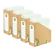 4PK Marbig School/Office Desk Magazine/Books Rack Holder/Organiser/Storage Grey