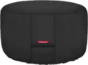 Fire Pit Cover - Waterproof 600D Heavy Duty Fade Resistant round Patio Fire Bowl
