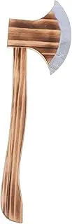 Abaodam Wooden Axe Toy for Children Realistic Axe Trick Props for Halloween Christmas Easter Carnival Costumes Role Play and Party Supplies