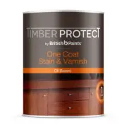 Timber Protect 250ml Oil Based Jarrah One Coat Stain And Varnish