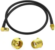 Antenna Extension Cable SMA M/F 24" for Vertex Standard Horizon Marine VHF Radio