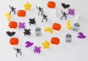 Fright Night / Mini Halloween Buttons / Jesse James Dress It Up / Ghost ~ Spider