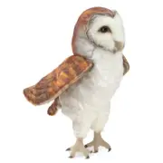 NEW PLUSH SOFT TOY Folkmanis 3124 Barn Owl Full Body Hand Puppet