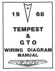1968 68 GTO/TEMPEST WIRING DIAGRAM MANUAL