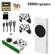 Portable TV Video Game Console 2.4G Wireless Controller 128G Gaming Stick 4K 20000 Games For N64/PSP/MAME/PS2