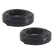 Suncast Professional Grade Dig In 60 Foot Landscape Edging Roll, Black (2 Pack)