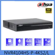 Dahua 4 Channel NVR Compact 4PoE 4K&H.265 Lite DHI-NVR4104HS-P-4KS2/L