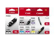 6 Pack Canon PGI-680XL PGI680XL CLI-681XL High Yield Original Inkjet Cartridges Combo [1BK,1PBK,1C,1M,1Y,1PB]