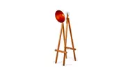 Floor Lamp White / Copper Bowl Shade