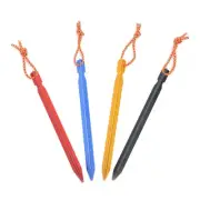 10Pcs Outdoor Camping Stake Lawn Peg Canopys Stake Aluminiums Alloys Tent Peg