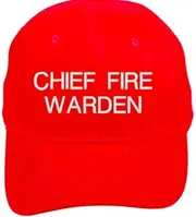 [HolyShirt HI-VIZ] Chief FIRE Warden Safety Cap