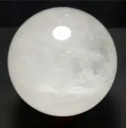 TOP 1410G Natural White Crystal Sphere Quartz Magic Crystal Healing Ball EE147