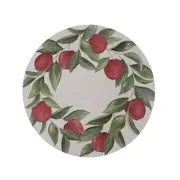 Apples Round Hard Placemat Set 4