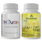 7Hour Slimming Dietary Capsules Lemon Lean Diet Weight Loss ----Pack of 5