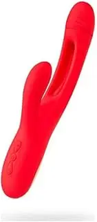 JOS Patti Moving Tongue Rabbit Vibrator Red