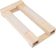 Cat Scratching Board, Cat Mating Bench Pine Wood Safe for Low Foot (Cat Pad Style)