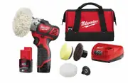 Milwaukee M12BPS-202B - 12V Spot Polisher/Detail Sander Kit (2 x 2.0Ah)