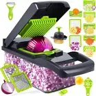 Vegetable Chopper, Onion Chopper, Mandolin Slicer, 14 in 1 Food Chopper Slicer