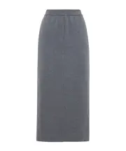 Elastic waist skirt S,XS,M gunbronze gray