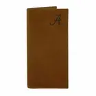 ZEP-PRO Crimson Tide Alabama Leather Embossed Wallet Bifold Checkbook Long Roper